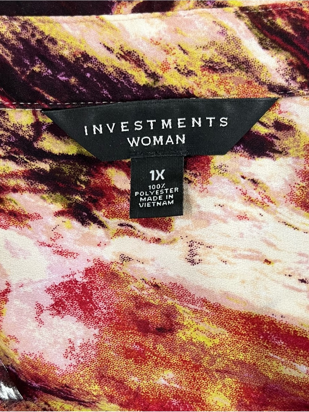 Investments blouse size 1X - Picture 6 of 8